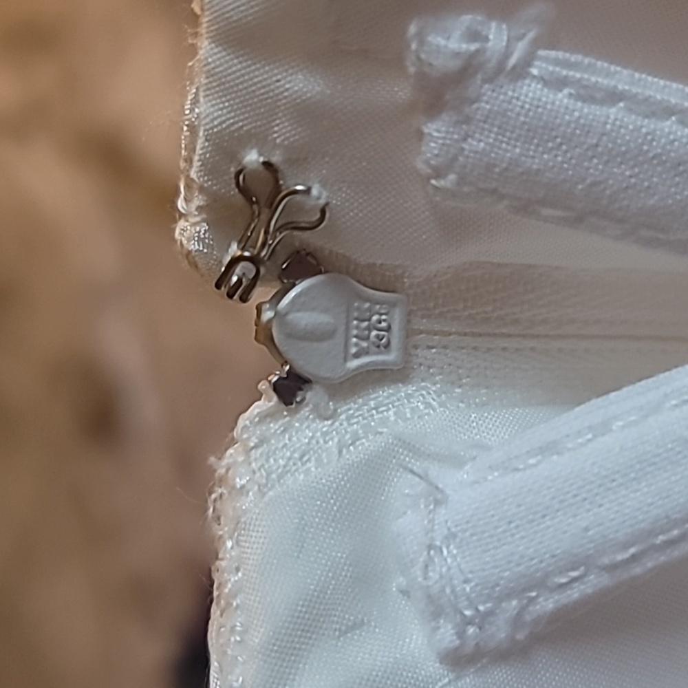 Galina Signature Soft White Trumpet Strapless Wedding Dress - Picture 17 of 17